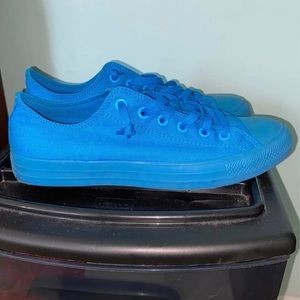 Low Top Chuck Taylor Converses (Light Blue)
